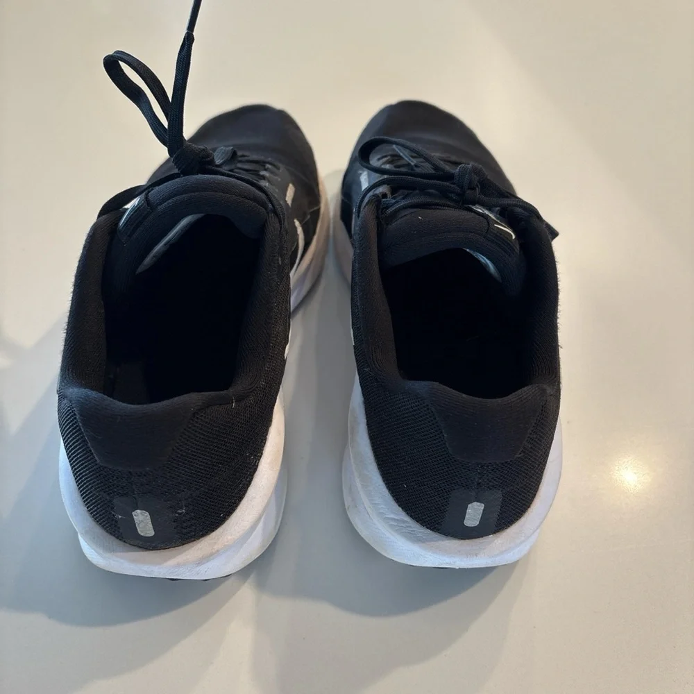 Nike Downshifter 13 Black and White Athletic Sneakers - Picture 4 of 5